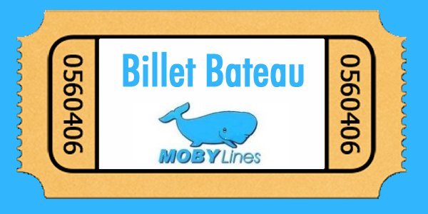 Billet Bateau Moby Lines