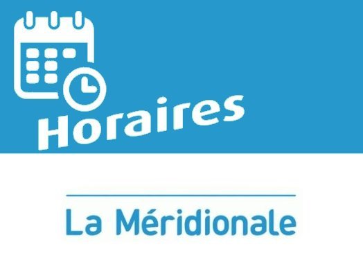 Horaire LA MERIDIONALE