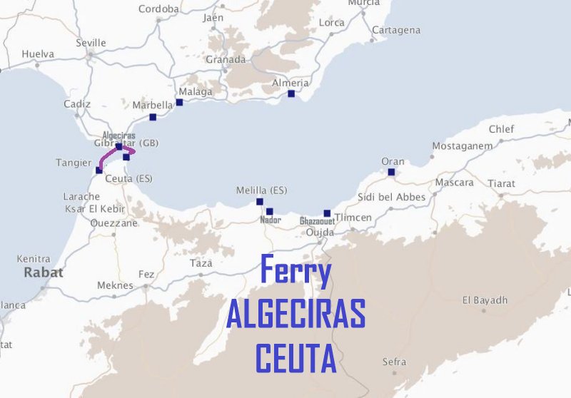 Ferry ALGECIRAS - CEUTA