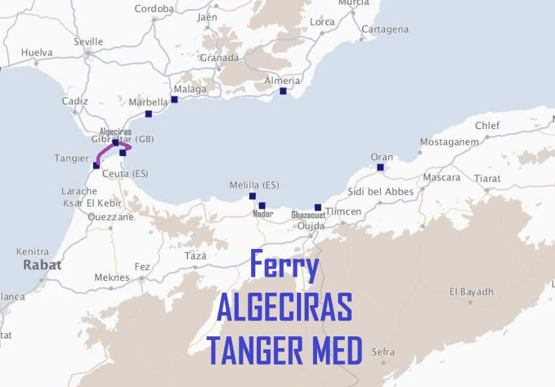 Ferry ALGECIRAS - TANGER MED