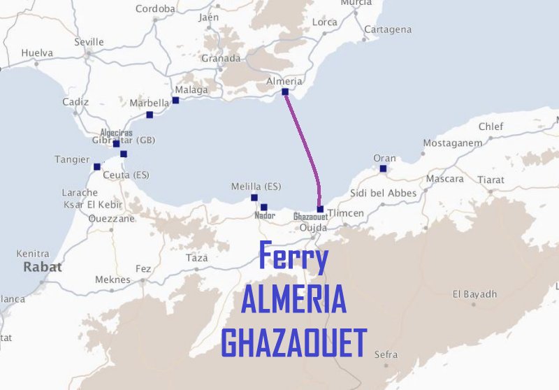 Ferry ALMERIA - GHAZAOUET