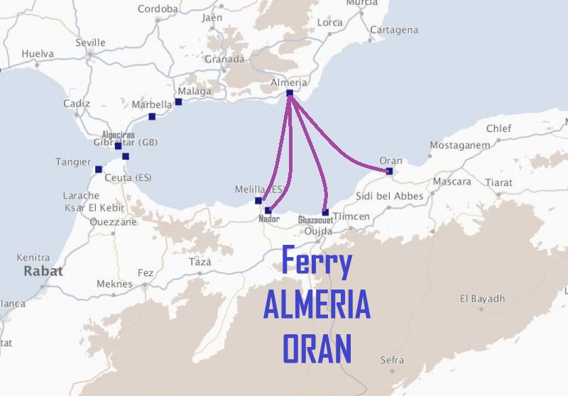 Ferry ALMERIA - ORAN