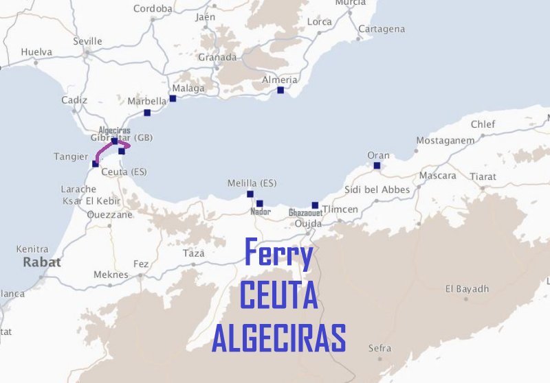 Ferry CEUTA - ALGECIRAS