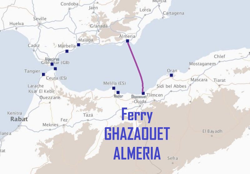 Ferry GHAZAOUET - ALMERIA