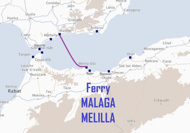 Ferry MALAGA - MELILLA