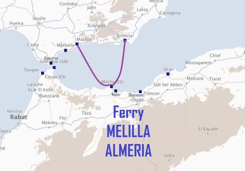 Ferry MELILLA - ALMERIA