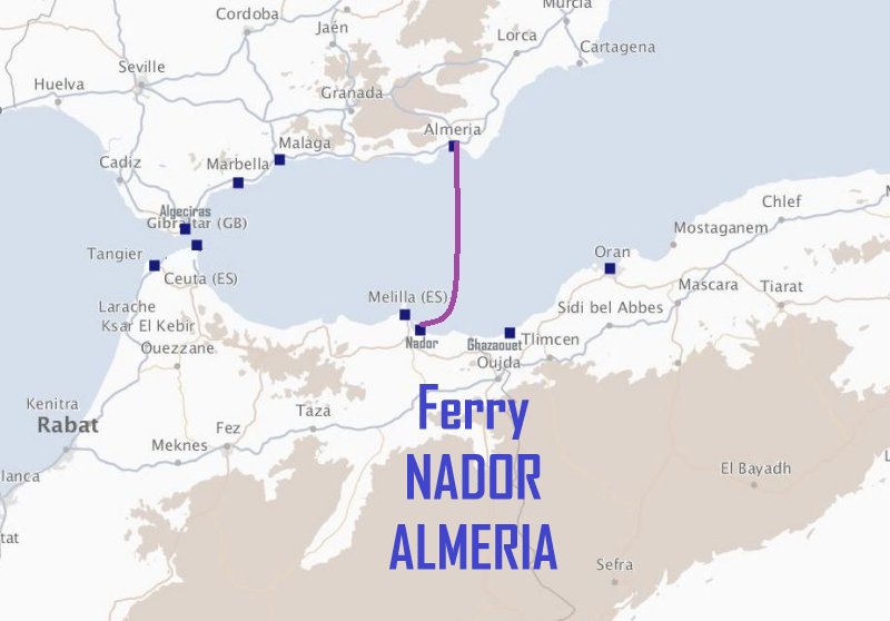 Ferry NADOR - ALMERIA