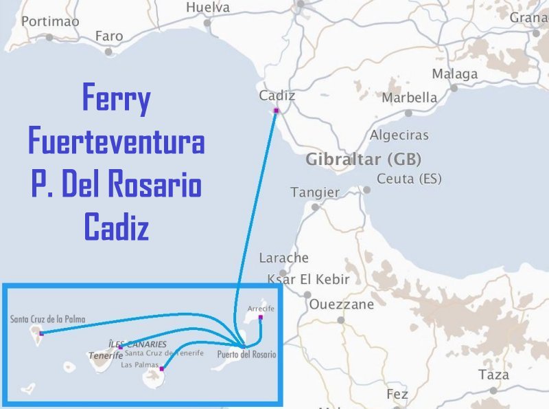 Ferry Fuerteventura (P. Del Rosario) - Cadiz