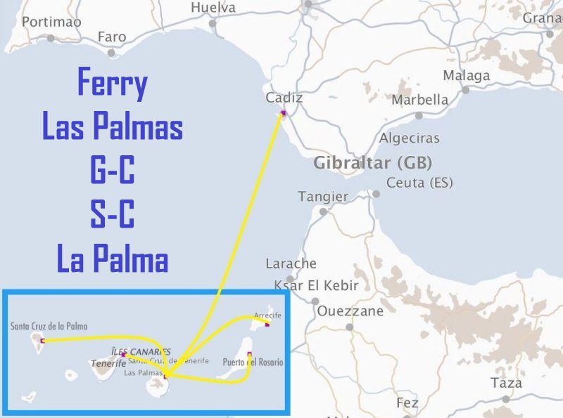 Ferry Las Palmas G.C. - S.C. La Palma