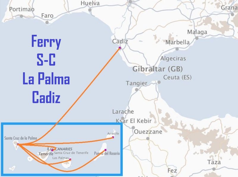 Ferry S.C. La Palma - Cadiz