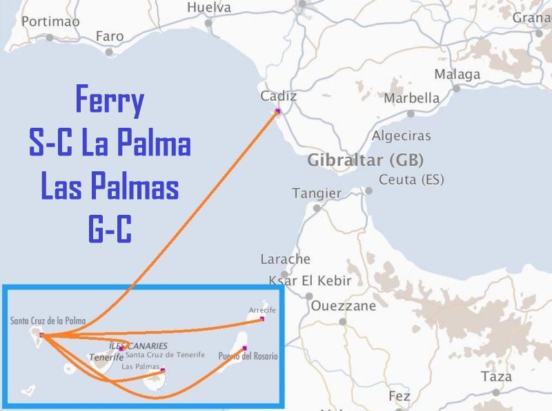 Ferry S.C. La Palma - Las Palmas G.C.