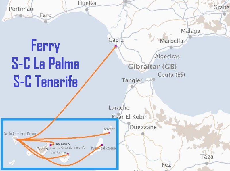 Ferry S.C. La Palma - S.C. Tenerife