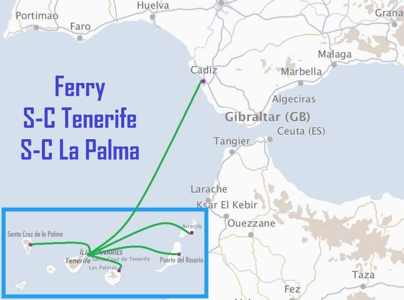 Ferry S.C. Tenerife - S.C. La Palma