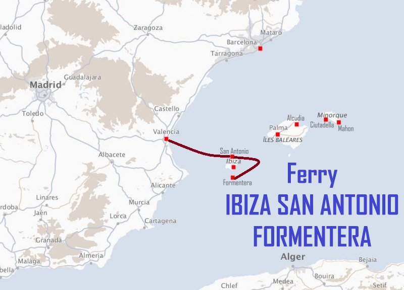 Ferry IBIZA SAN ANTONIO - FORMENTERA