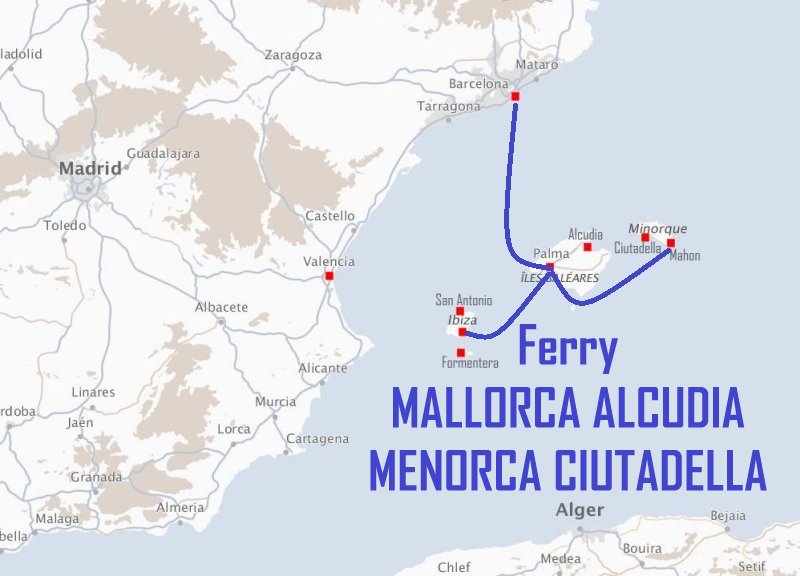 Ferry MALLORCA PALMA - BARCELONA