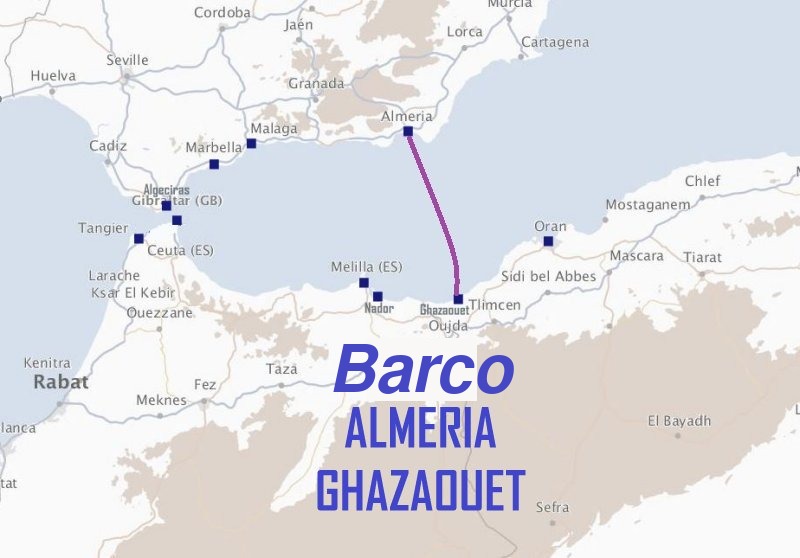 Barco ALMERÍA - GHAZAOUET