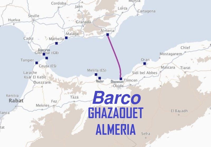 Barco GHAZAOUET - ALMERÍA