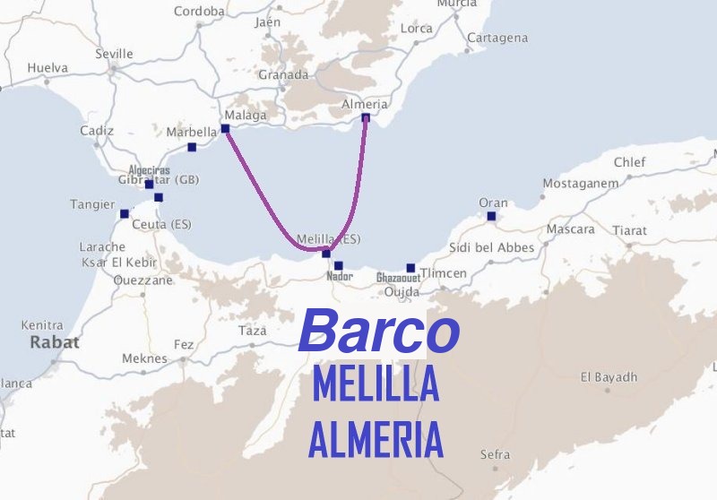 Barco MELILLA - ALMERÍA