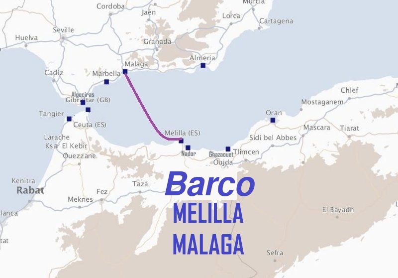 Barco MELILLA - MÁLAGA
