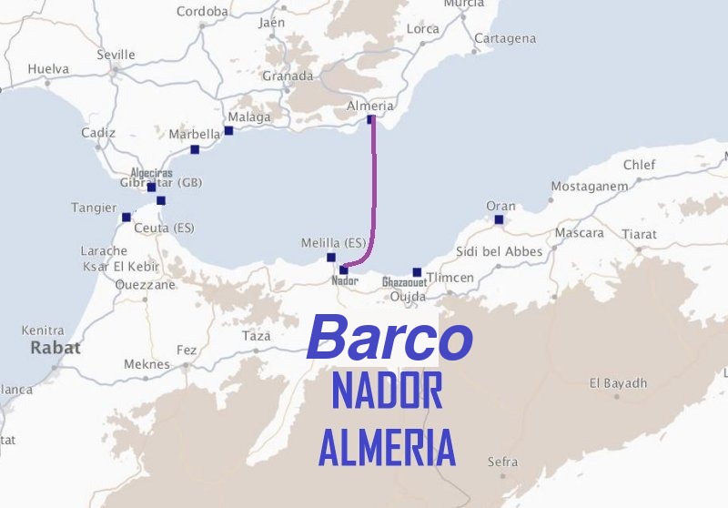 Barco NADOR - ALMERÍA
