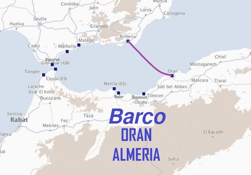 Barco ORÁN - ALMERÍA