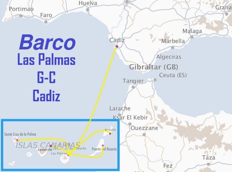 Barco Las Palmas G.C. - Cádiz
