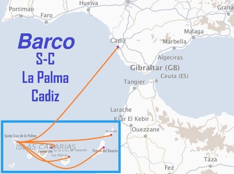 Barco S.C. La Palma - Cádiz
