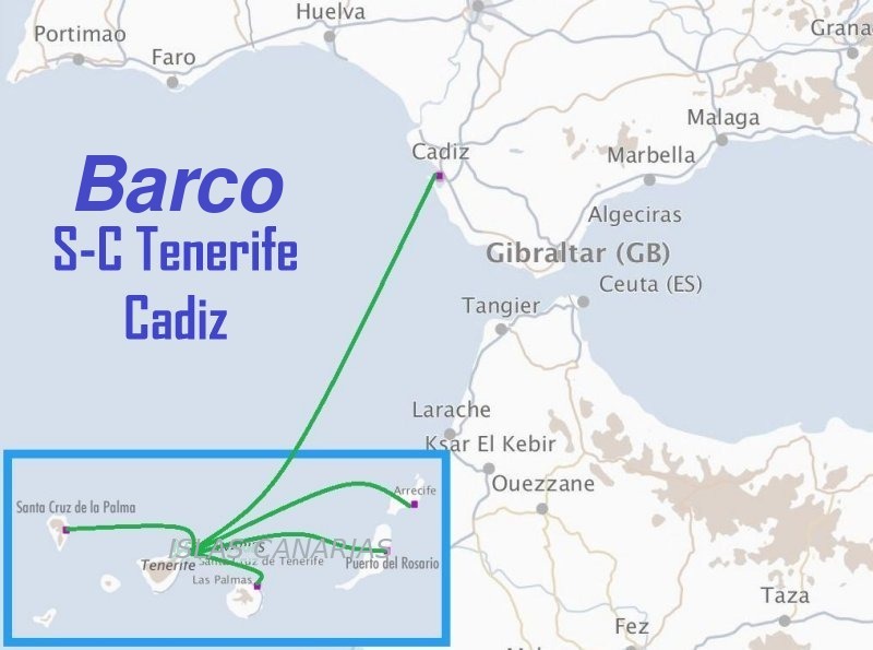 Barco S.C. Tenerife - Cádiz